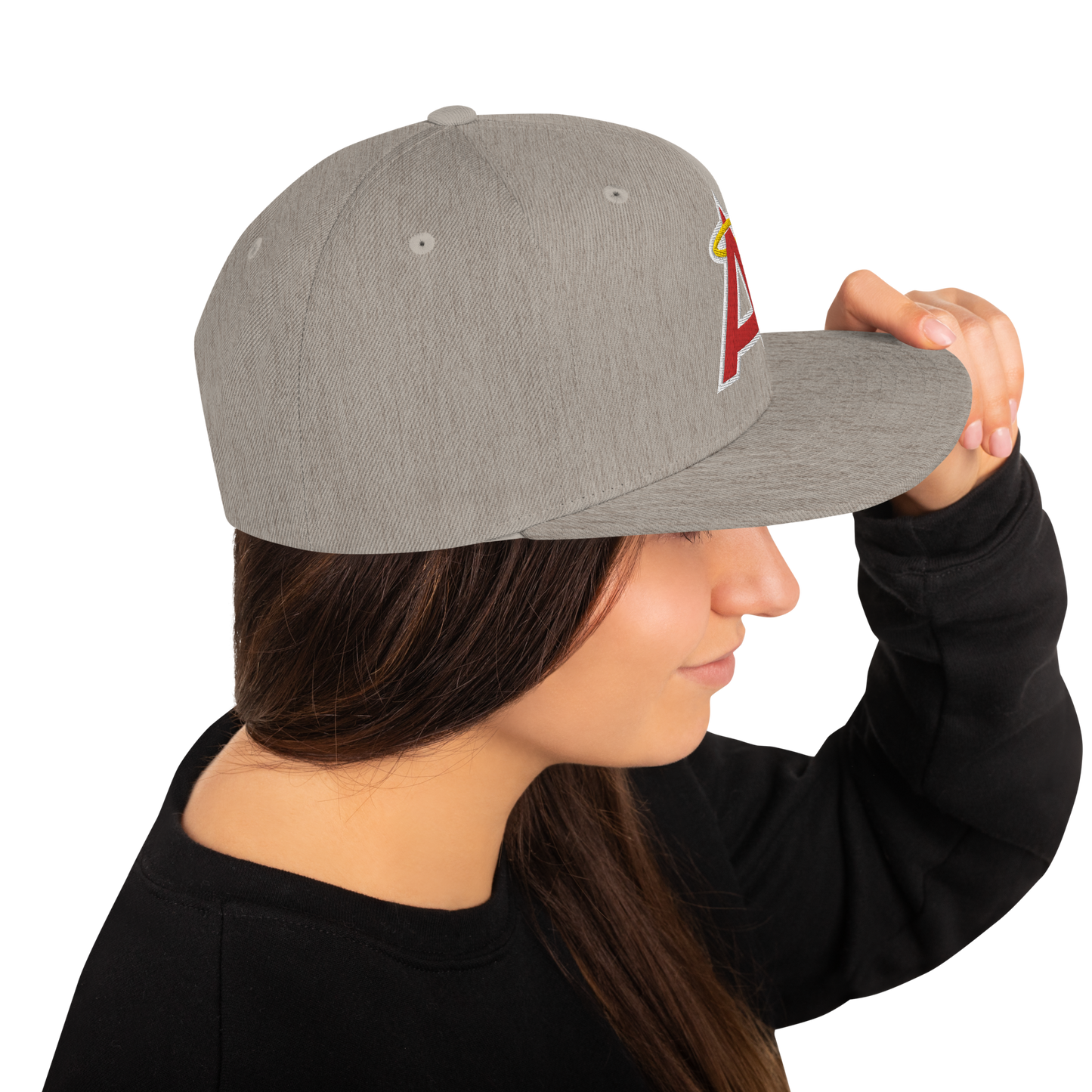 3D Puff Angels Snapback Hat