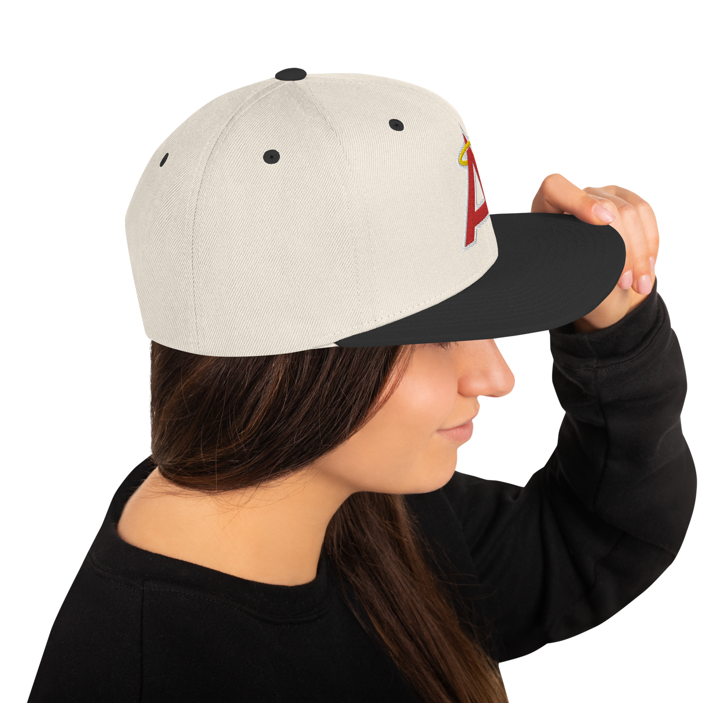 3D Puff Angels Snapback Hat