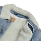 Angels Unisex denim sherpa jacket